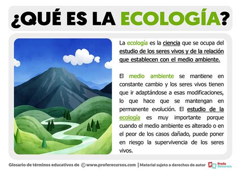 que estudia la ecologia